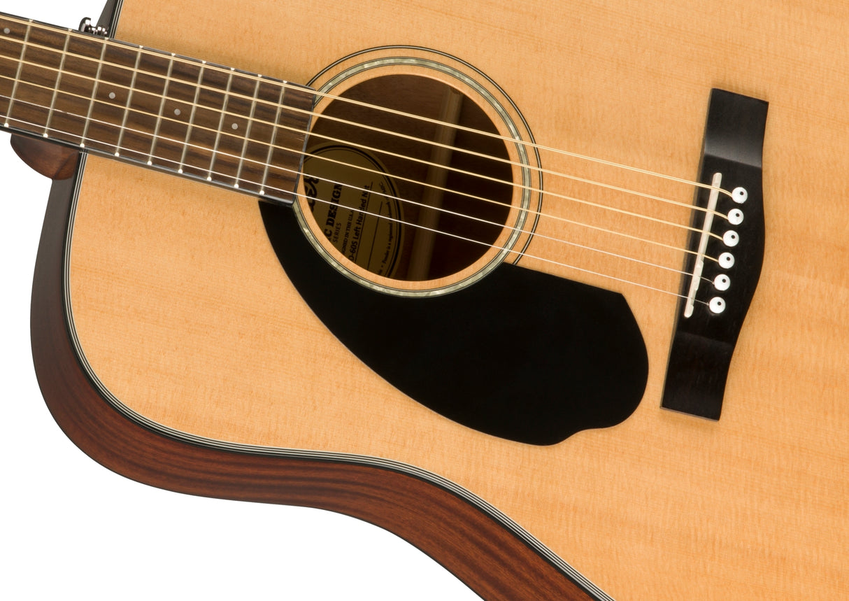 FENDER CD-60S Dreadnought Left-handed, Natural WN Acoustic Guitar
