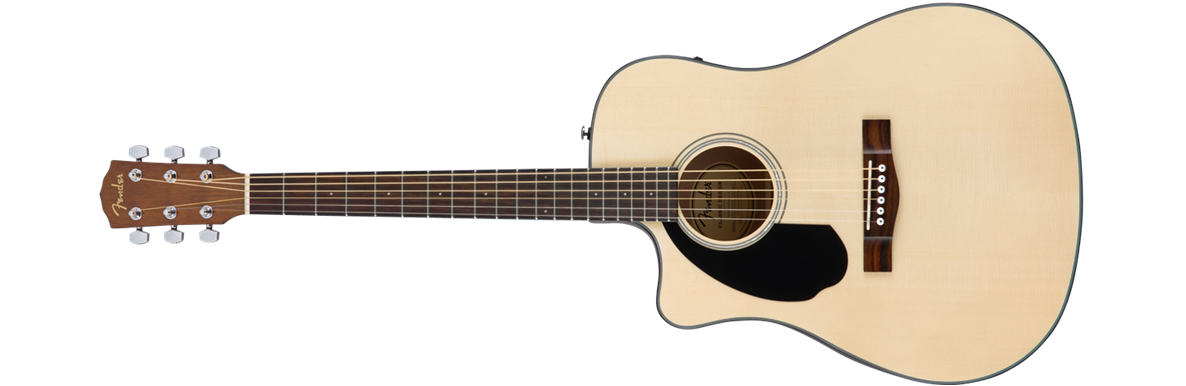 FENDER CD-60SCE Dreadnought, Left-handed Acoustic Electric Guitar