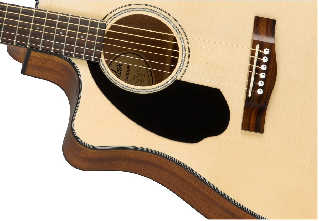 FENDER CD-60SCE Dreadnought, Left-handed Acoustic Electric Guitar