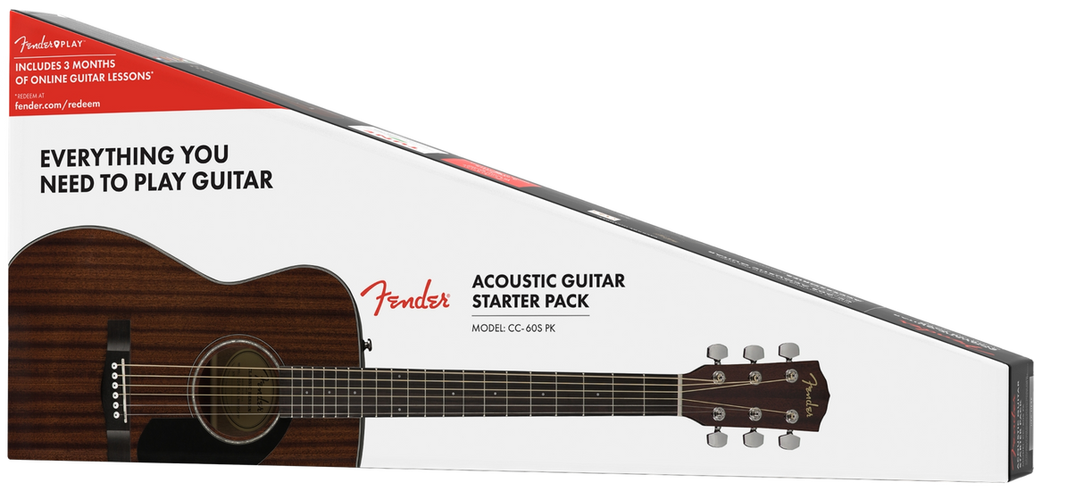 FENDER CC-60s Concert V2 Acoustic Guitar Pack