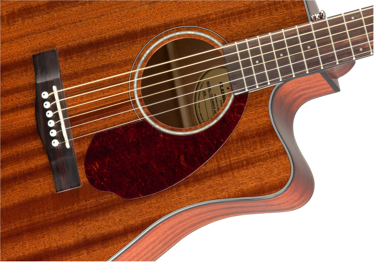 FENDER CD-140SCE All-Mahogany Acoustic Electric Guitar with Hard Case