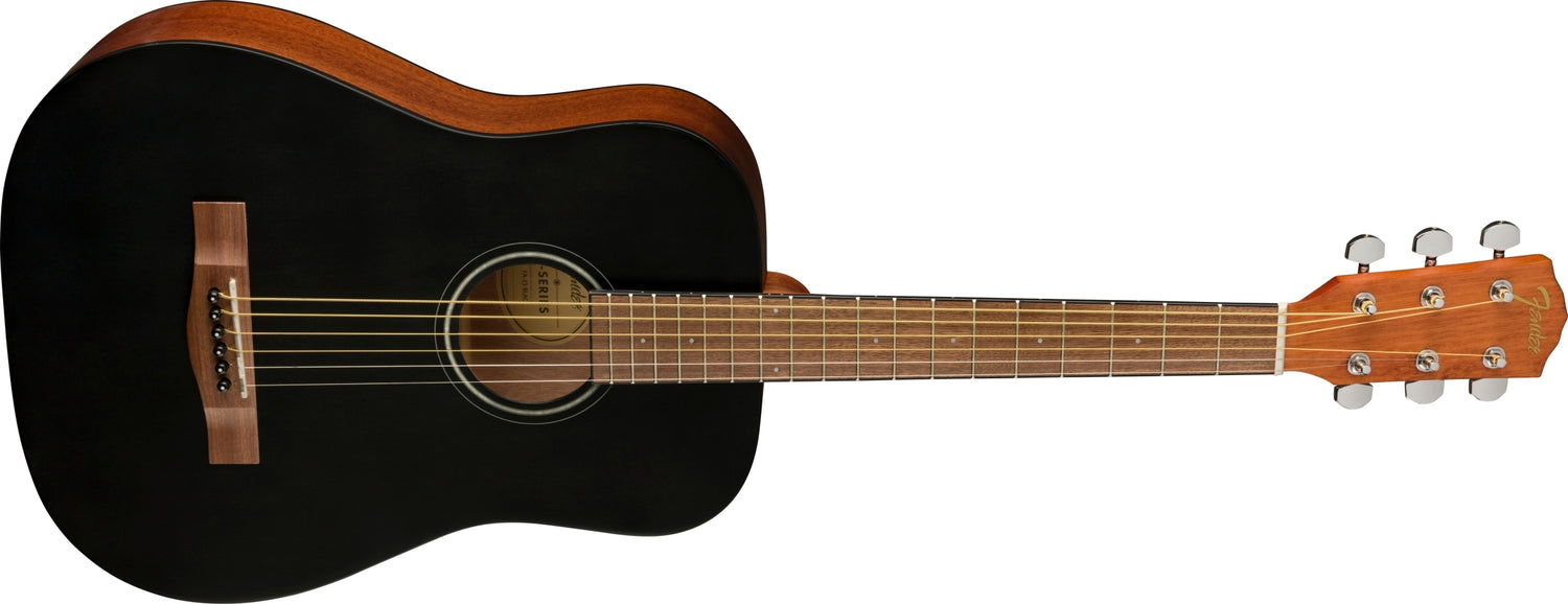 FENDER FA-15 3/4 Scale Steel String Acoustic Guitar with Bag - Black