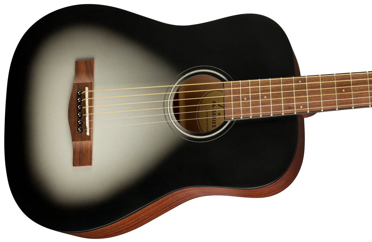 FENDER FA-15 3/4 Scale Steel String Acoustic Guitar with Bag - Moonlight Burst
