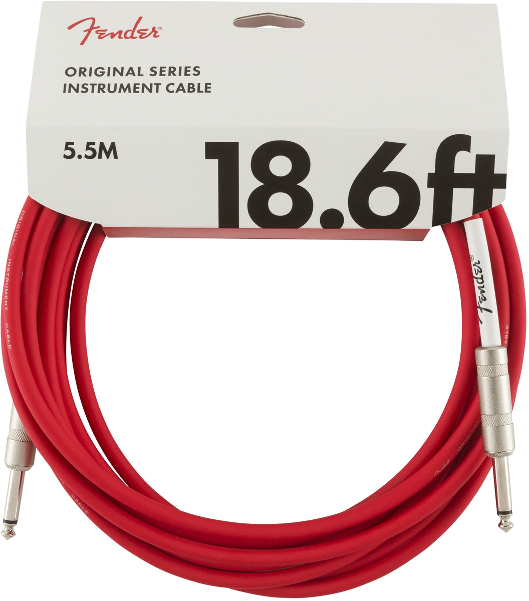 FENDER Original Series Instrument Cable - Fiesta Red (10ft / 18.6ft)