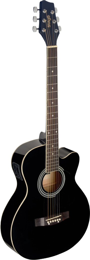 STAGG Grand Auditorium Acoustic Electric Guitar