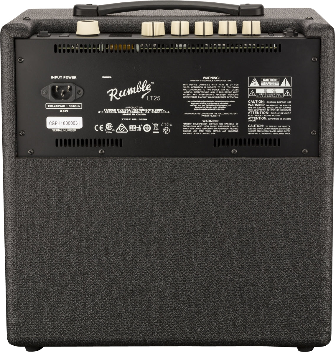 FENDER Rumble™ LT25 Bass Amplifier