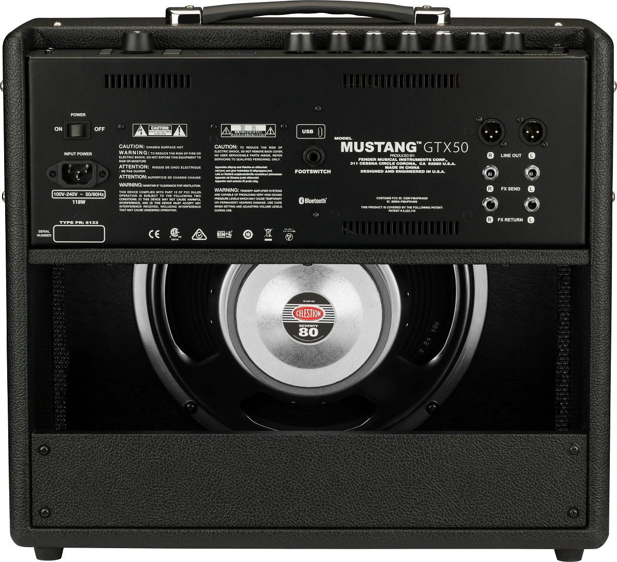 FENDER Mustang™ GTX50 Electric Guitar Amplifier