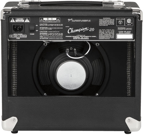 FENDER Champion™ 20 Electric Guitar Amplifier