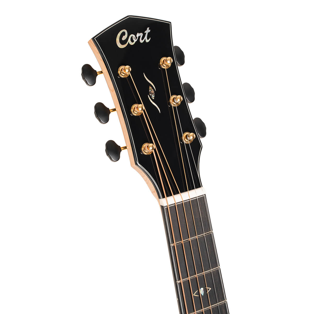 CORT Gold Passion Acoustic Electric Guitar with Hard Case