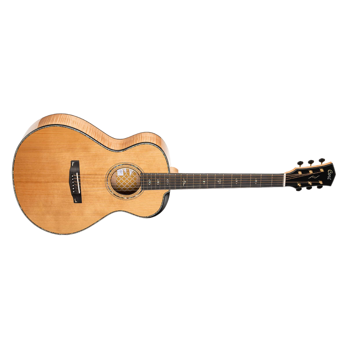 CORT Gold Passion Acoustic Electric Guitar with Hard Case