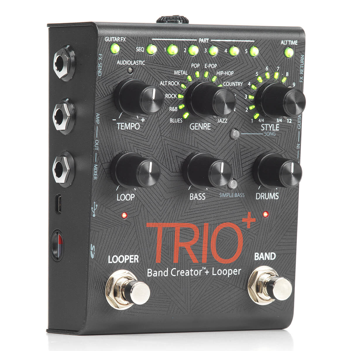 DIGITECH TRIO+ Band Creator and Looper Pedal with Guitar Effects