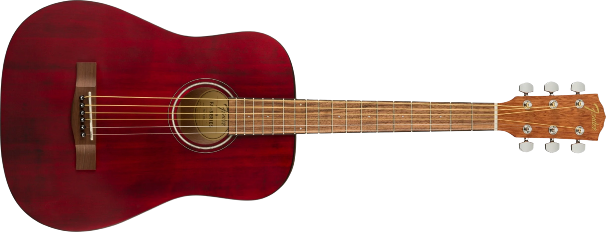 FENDER FA-15 3/4 Scale Steel String Acoustic Guitar with Bag - Red