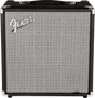 Fender Rumble 25 V3 Bass Amplifier, showing the front view with the brand logo and a speaker grille