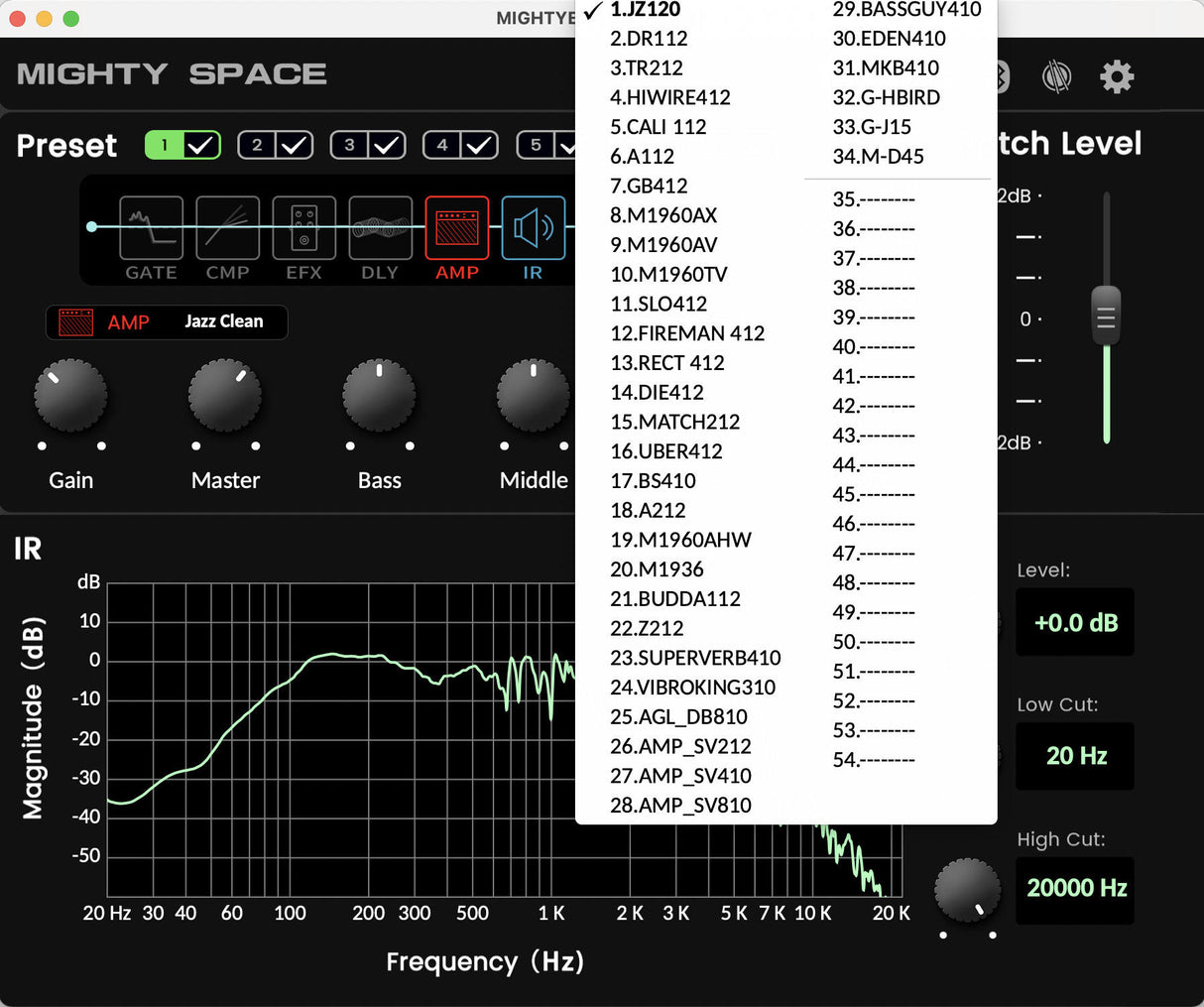 NUX Mighty Space Modelling Guitar and Bass Amplifier