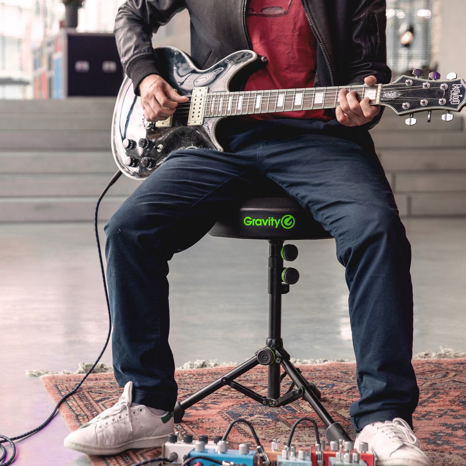 GRAVITY FD Seat 1 Round Drum and Musicians Stool