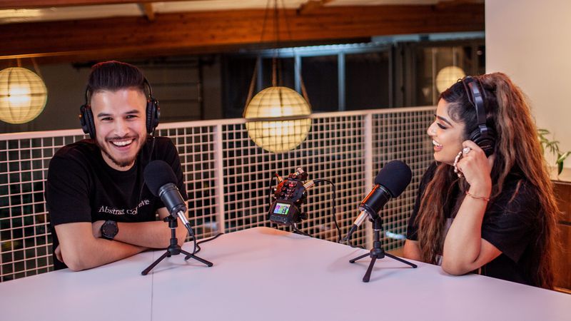 ZOOM ZDM-1 Podcast Mic Pack: Headphones, Windscreen, XLR, And Tabletop Stand