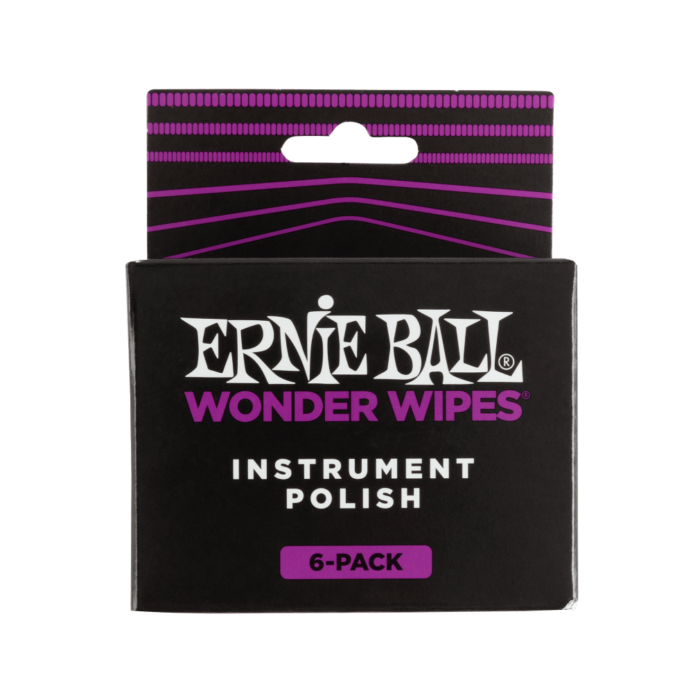 ERNIE BALL Wonder Wipes Instrument Polish 6 Pack