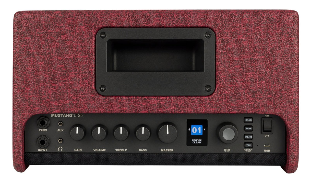 FENDER Mustang™ LT25 Electric Guitar Amplifier - Wine Red