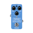 NUX NDL-3 HOOK Mini Drum & Loop Pedal, blue with knobs and LEDs, designed for creating synchronized drum beats and phrase loops.