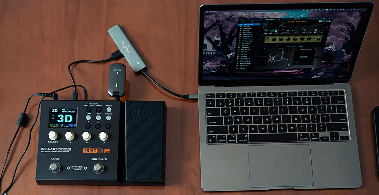 NUX MG-300 MKII Guitar Amplifier Modeler and Effect Processor Pedal