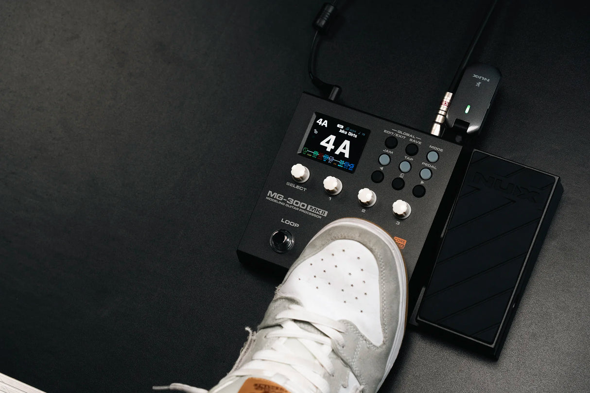 NUX MG-300 MKII Guitar Amplifier Modeler and Effect Processor Pedal