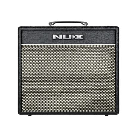 NUX Mighty 40 MKII Digital Modeling Electric Guitar Amplifier with Bluetooth connectivity, displayed against a plain background.