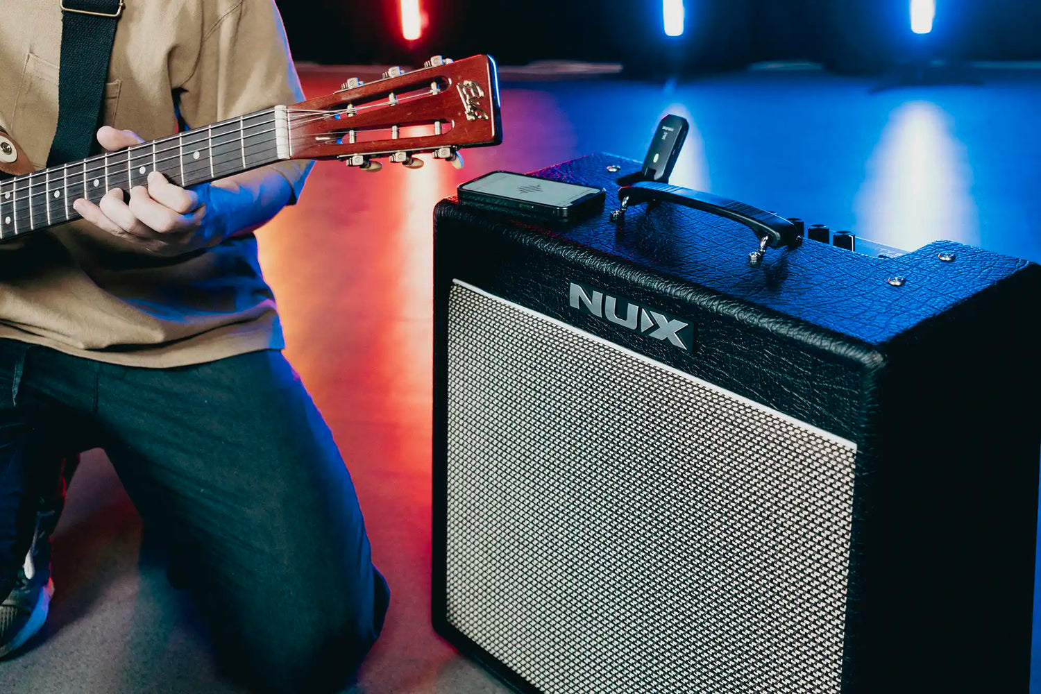 NUX Mighty 60 BT MKII Digital Modeling Electric Guitar Amplifier with NBT-1 Bluetooth Module