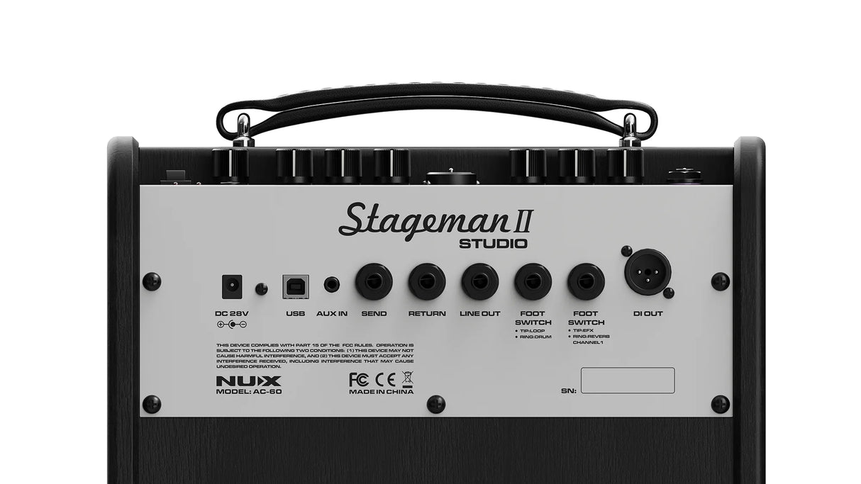 NUX Stageman II AC-60 Acoustic Guitar Amplifier