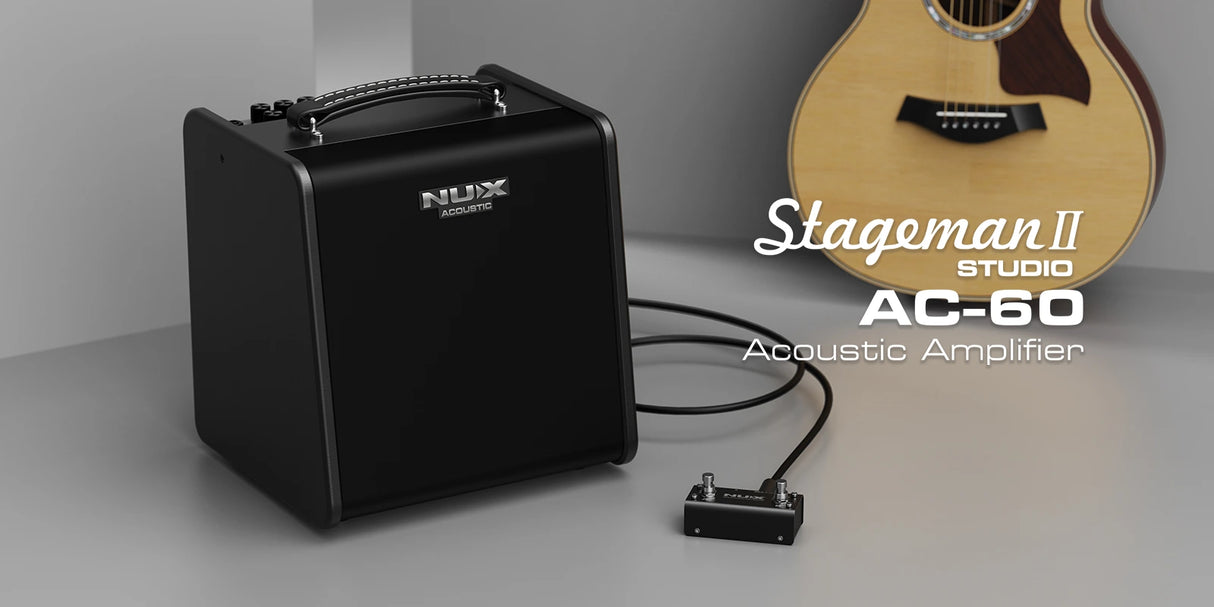 NUX Stageman II AC-60 Acoustic Guitar Amplifier
