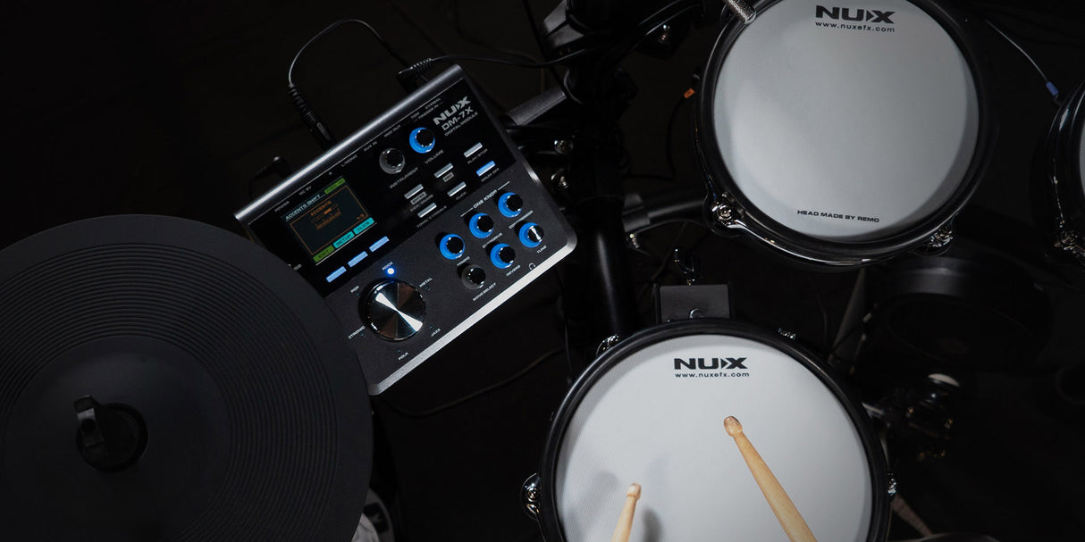 NUX DM-7X All Mesh Head Professional Electronic Drum Kit
