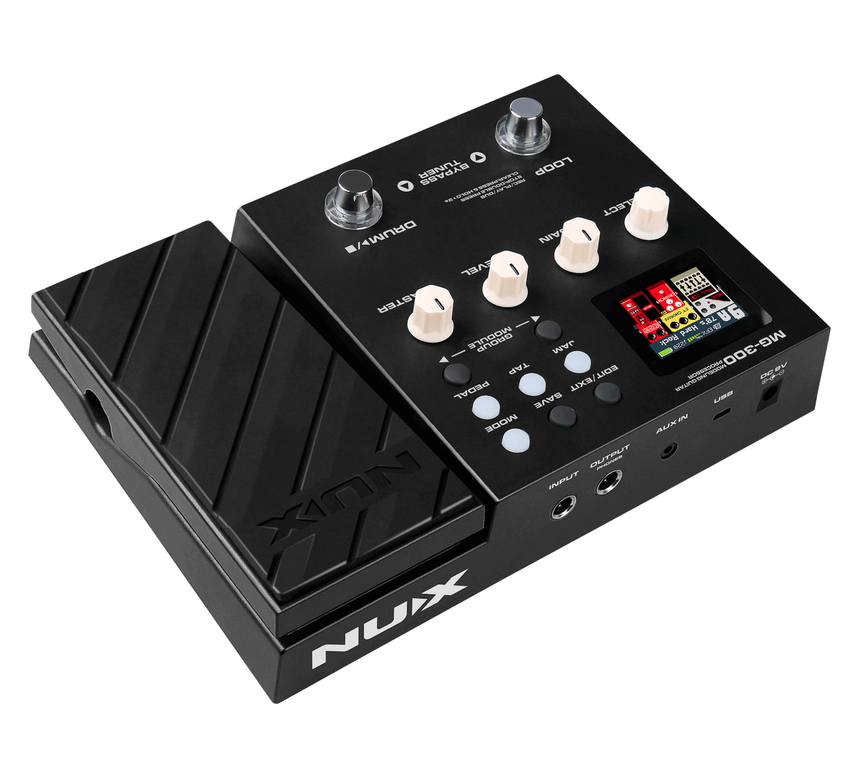 NUX MG-300 Compact Guitar Amplifier Modeler and Effect Processor Pedal