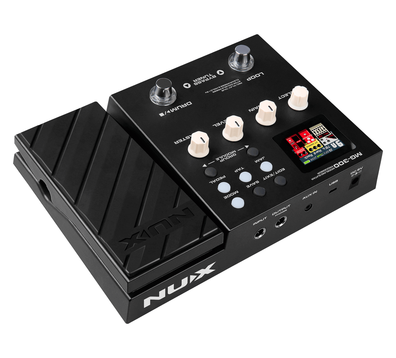 NUX MG-300 Compact Guitar Amplifier Modeler and Effect Processor Pedal