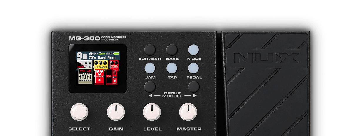 NUX MG-300 Compact Guitar Amplifier Modeler and Effect Processor Pedal
