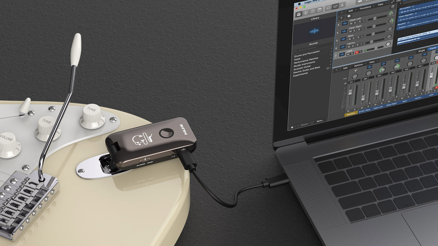 NUX Mighty Plug Modelling Guitar and Bass Headphone Amplifier