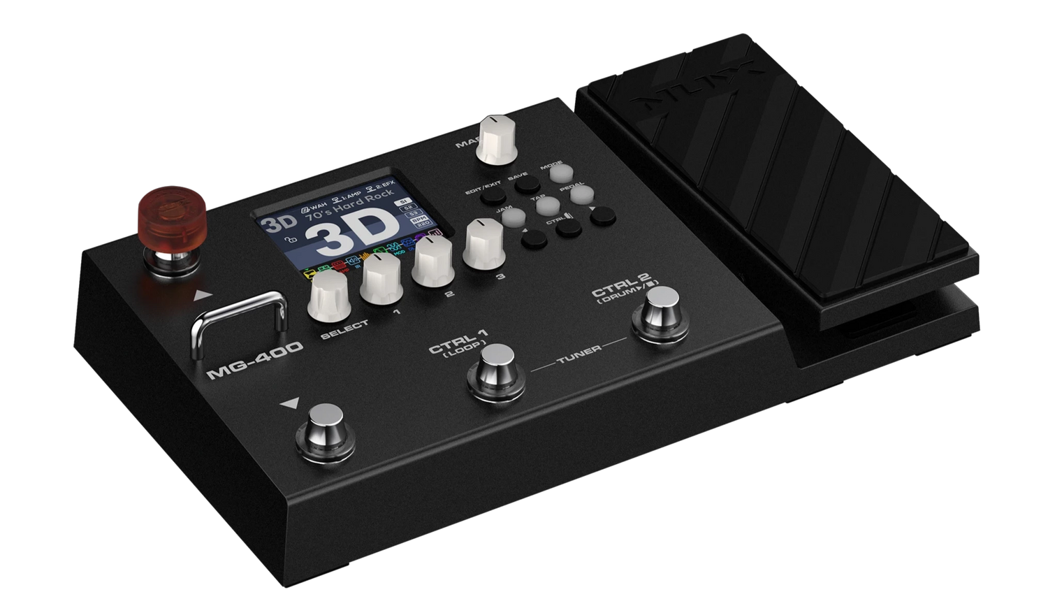NUX MG-400 Modeling Guitar and Bass Amplifier Modeler Pedal