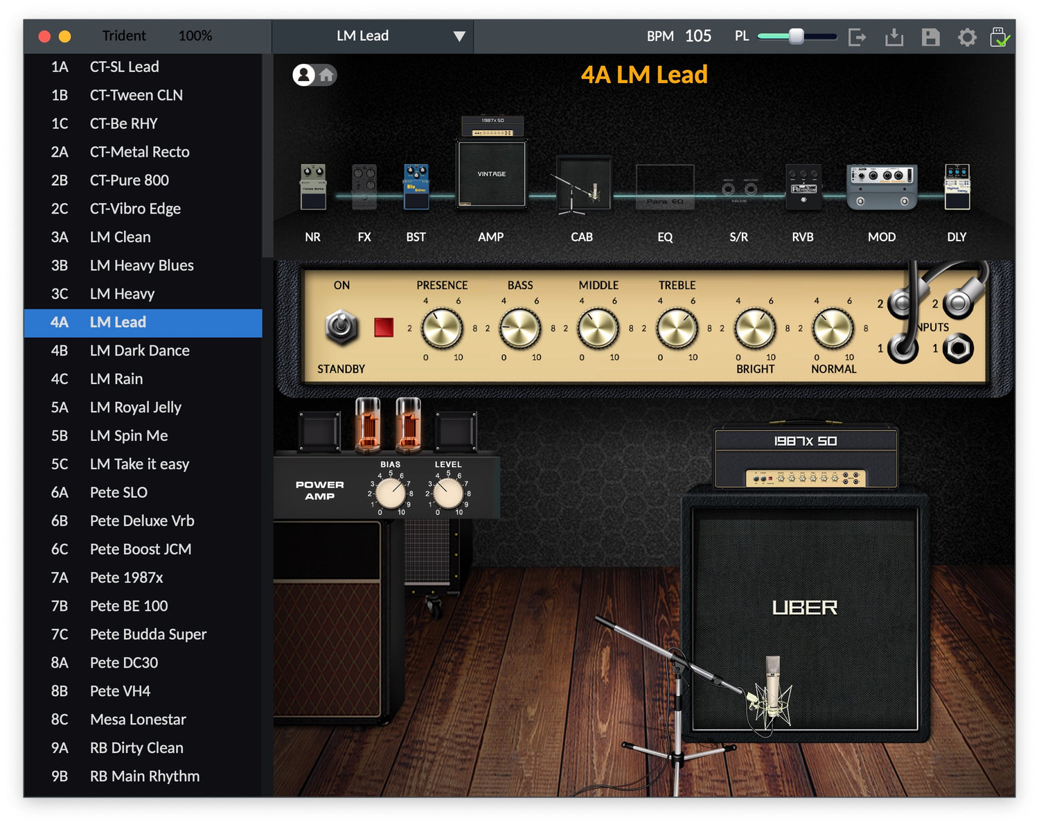 NUX NME-5 Trident Guitar Amplifier Modeler