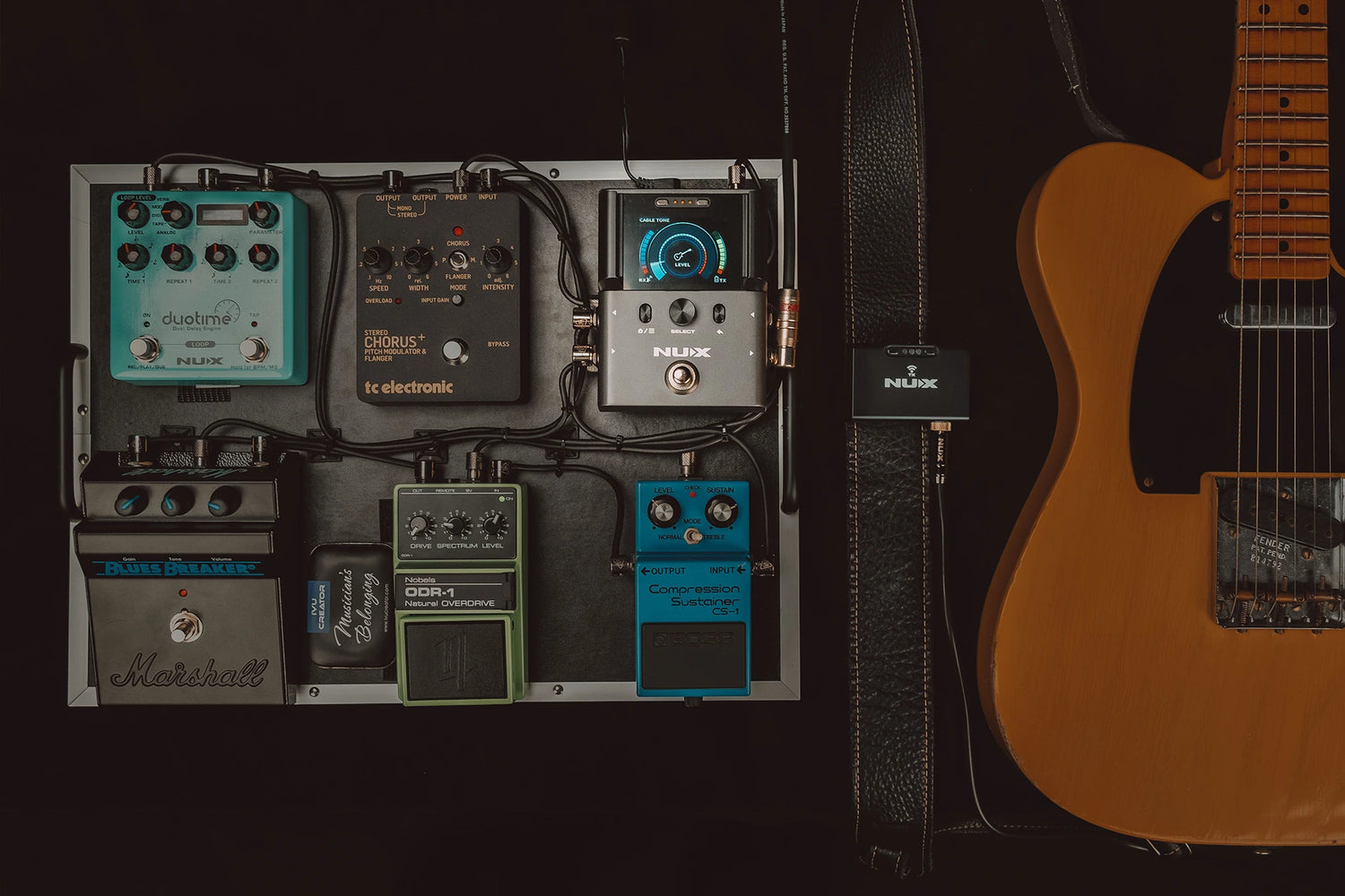 NUX B-8 Wireless Pedalboard System