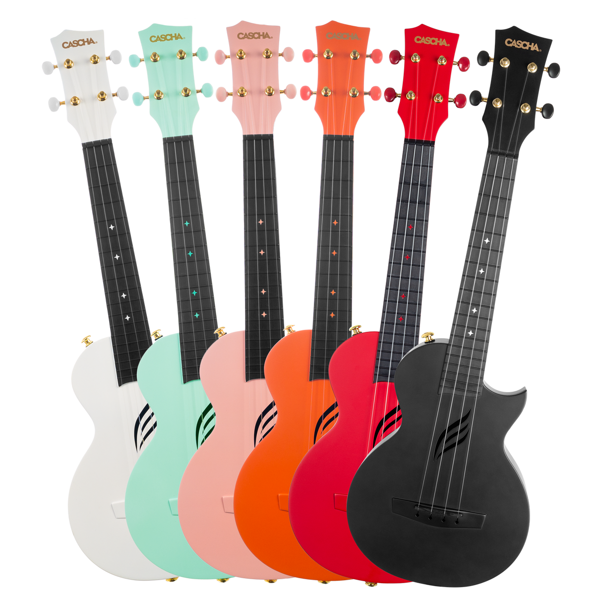 CASCHA Concert Carbon Fibre Ukulele