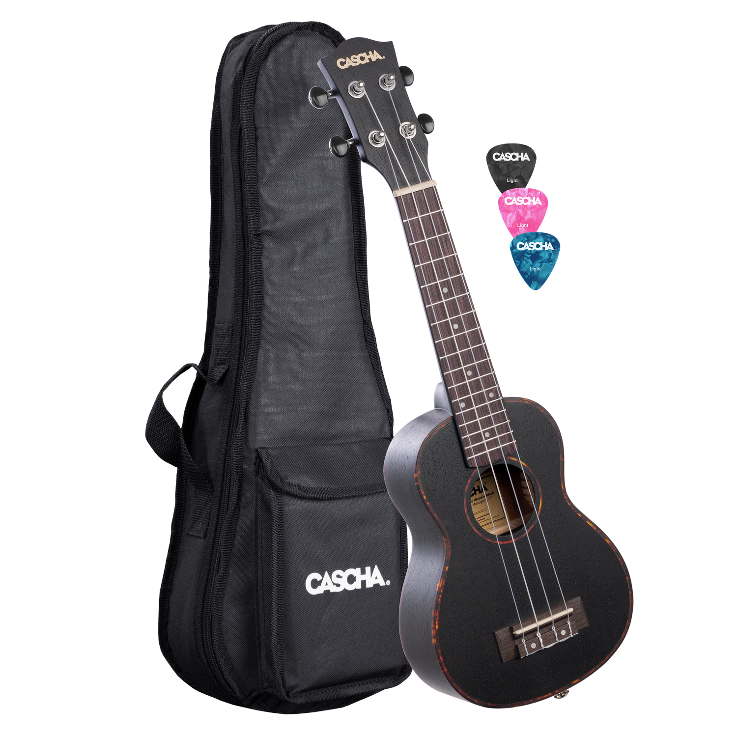 CASCHA Soprano Mahogany Ukulele