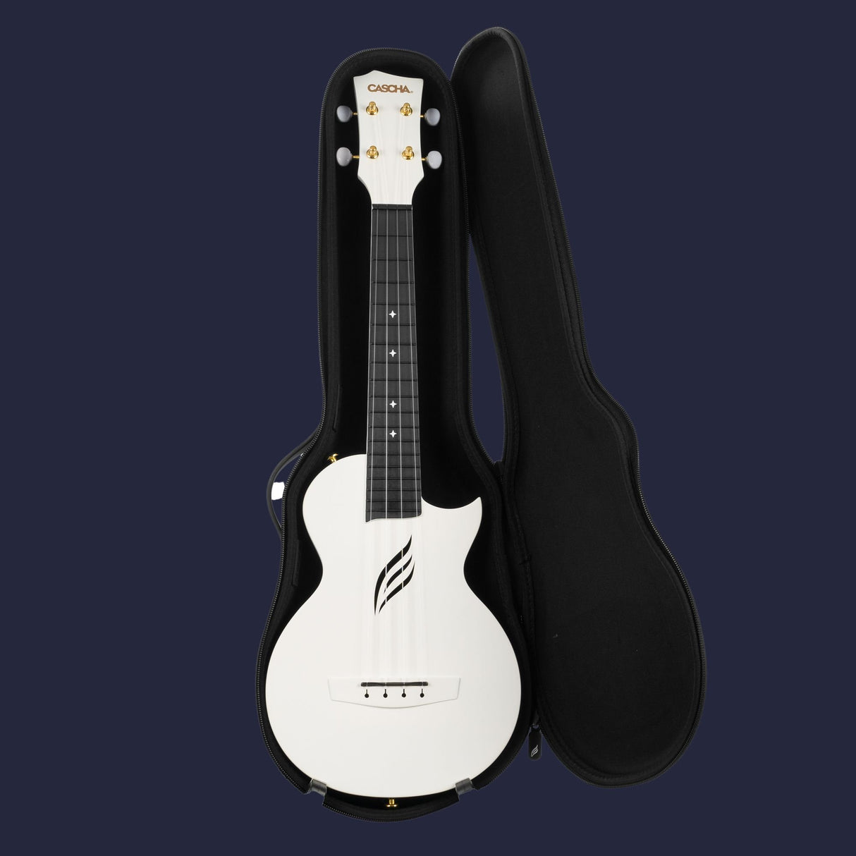 CASCHA Concert Carbon Fibre Ukulele