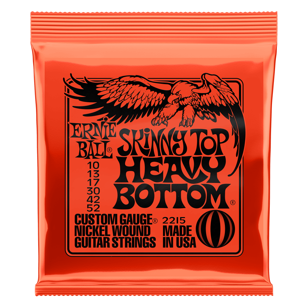 ERNIE BALL Skinny Top Heavy Bottom Slinky Nickel Wound Electric Guitar Strings 10-52 Gauge - Single Pack / 3-Pack
