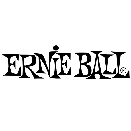 Ernie Ball brand logo in black on white 