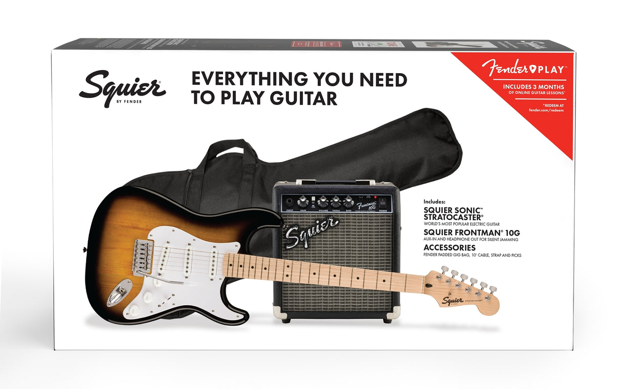 SQUIER by Fender Sonic™ Stratocaster® Electric Guitar Pack