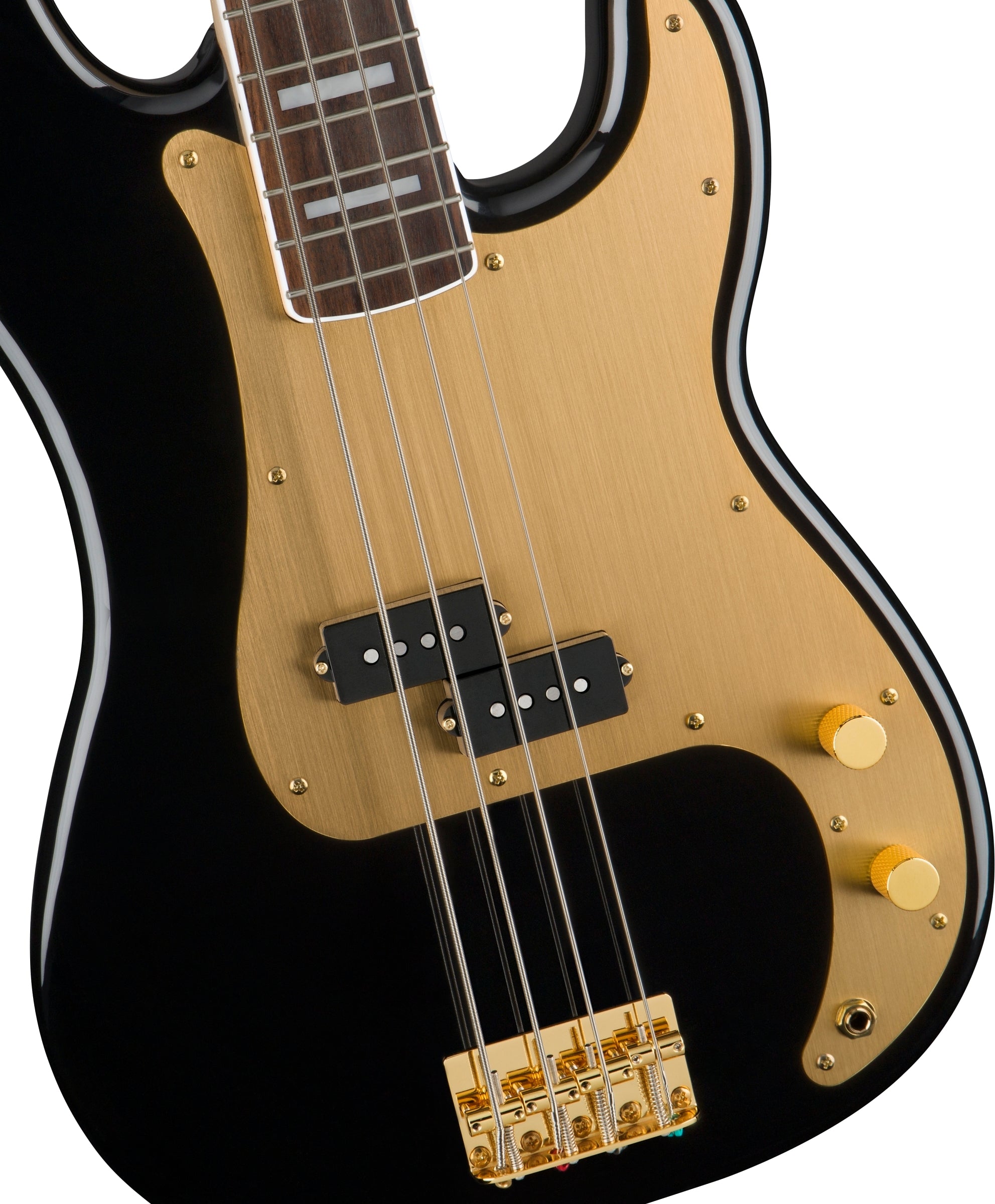 SQUIER by Fender 40th Anniversary Precision Bass® Gold Edition Guitar –  Goldies Music Company