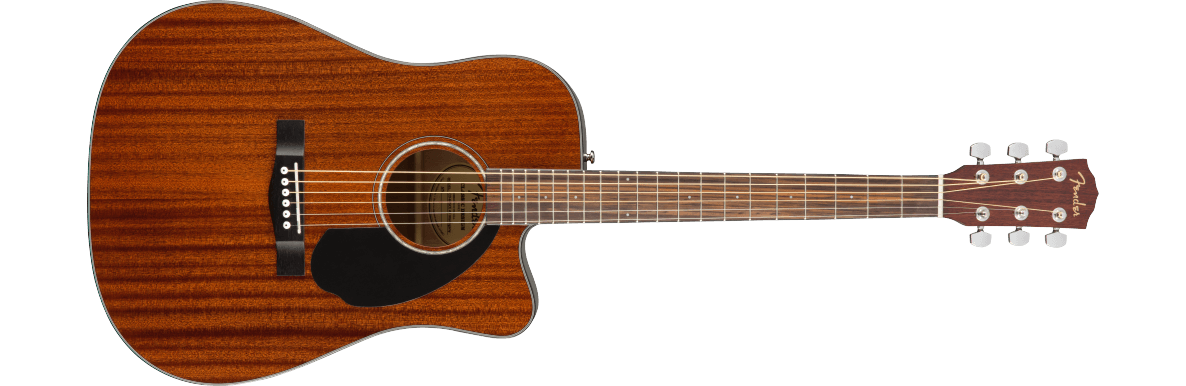 FENDER CD-60SCE Dreadnought, All-Mahogany Acoustic Guitar