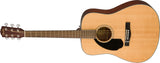 FENDER CD-60S Dreadnought Left-handed, Natural WN Acoustic Guitar
