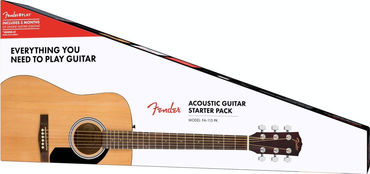 FENDER FA-115 Dreadnought Acoustic Guitar Pack V2