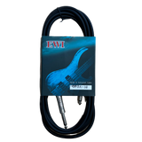 EWI Instrument and Guitar Cable Straight Black