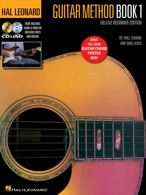 HAL LEONARD Guitar Method - Book 1 - Deluxe Beginner Edition