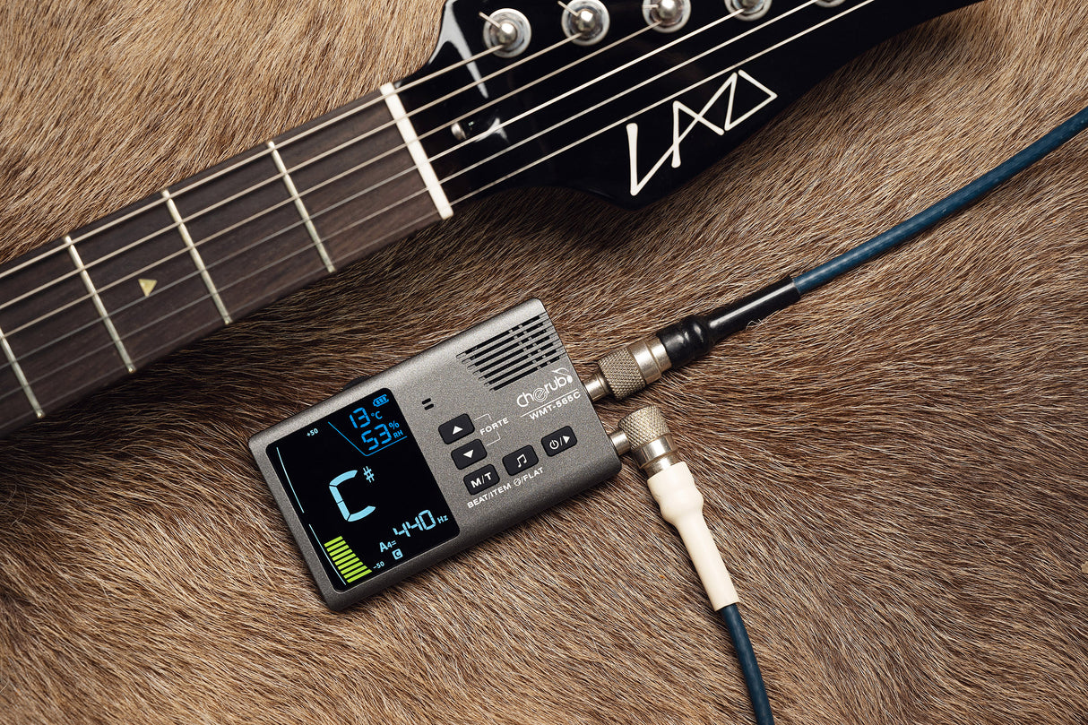CHERUB WMT-565T '5 in 1' Combo Metronome, Tuner, Sound, Hygrometer and Thermometer + Pickup!